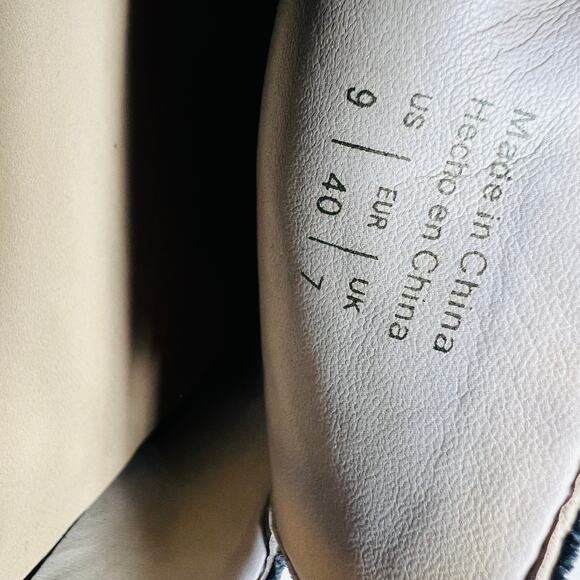 Aldo Mule Flats Pointed Toe Career Casual Black Flat Leather Line - 9 - Picture 7 of 7